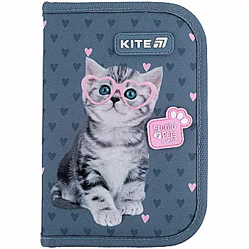 Пенал Kite 1 отделение, 2 отворота, без наполнения 622-1 SP, SP25-622-1 Пенал Kite 1 отделение, 2 отворота, без наполнения 622-1 SP, SP25-622-1