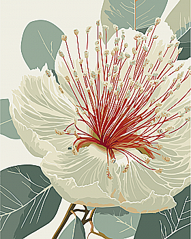 Набір для розпису по номерах 40*50 см "Квітучий евкаліпт", 13155-AC Набір для розпису по номерах 40*50 см "Квітучий евкаліпт", 13155-AC