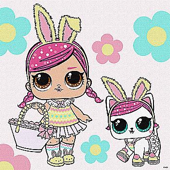 Набір для розпису по номерах "L.O.L. Surprise! Spring Bling Hops with Kittea" 40*40 см, KHO1102, ТМ "Ideyka" Набір для розпису по номерах "L.O.L. Surprise! Spring Bling Hops with Kittea" 40*40 см, KHO1102, ТМ "Ideyka"