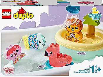 Конструктор Lego Duplo "Веселе купання: Плаваючий острів із тваринами", 10966 Конструктор Lego Duplo "Веселе купання: Плаваючий острів із тваринами", 10966