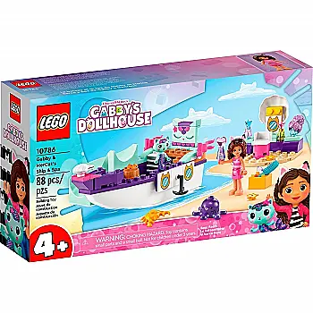 Конструктор Lego Gabby`s Dollhouse "Корабель і спа Ґаббі й Нявки", 10786 Конструктор Lego Gabby`s Dollhouse "Корабель і спа Ґаббі й Нявки", 10786