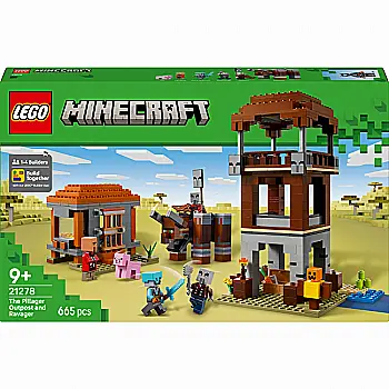 Конструктор Lego Minecraft "Аванпост разбойников и опустошитель", 21278 Конструктор Lego Minecraft "Аванпост разбойников и опустошитель", 21278
