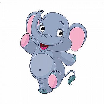 Набір для розпису по номерах 30*30 см "Маленьке слоненя", ES027 ТМ "Strateg" Набір для розпису по номерах 30*30 см "Маленьке слоненя", ES027 ТМ "Strateg"