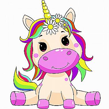 Набір для розпису по номерах 30*30 см "Єдиноріжка", ES-0846 ТМ "Strateg" Набір для розпису по номерах 30*30 см "Єдиноріжка", ES-0846 ТМ "Strateg"