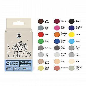 Набір кольорових лінерів, 24 кол., 24 set Basic set,IDEA10-AL24BASIC, 99IDEAS Набір кольорових лінерів, 24 кол., 24 set Basic set,IDEA10-AL24BASIC, 99IDEAS