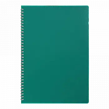Зошит на пружині А4 80 арк "Classic", кл., пласт. обкл., зелений, BM.2446-004 Зошит на пружині А4 80 арк "Classic", кл., пласт. обкл., зелений, BM.2446-004