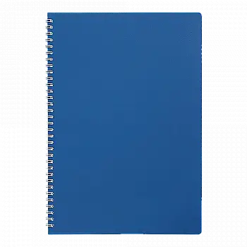 Тетрадь на пружине А4 80 л "Classic", кл., пласт. обкл., синий, BM.2446-002 Тетрадь на пружине А4 80 л "Classic", кл., пласт. обкл., синий, BM.2446-002