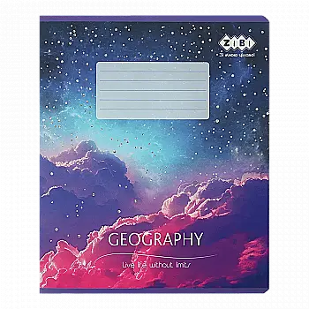 Зошит 36 кл, Предметка - Географія "Clouds" Kids Line, ZB.1732-26 Зошит 36 кл, Предметка - Географія "Clouds" Kids Line, ZB.1732-26