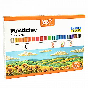 Пластилин Yes, 18 цв., 360 г "Orange Line", 540691 Пластилин Yes, 18 цв., 360 г "Orange Line", 540691