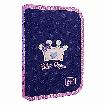 Пенал жесткий YES HP-03 "Little Queen" одинарный с клапаном, 533660 Пенал жесткий YES HP-03 "Little Queen" одинарный с клапаном, 533660