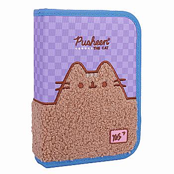 Пенал жесткий YES HP-03 "Pusheen Playful" одинарный с клапаном, 533661 Пенал жесткий YES HP-03 "Pusheen Playful" одинарный с клапаном, 533661