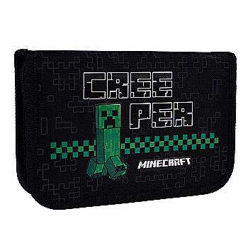 Пенал жесткий YES HP-04 "Minecraft Time" одинарный с двумя клапанами, 533631 Пенал жесткий YES HP-04 "Minecraft Time" одинарный с двумя клапанами, 533631