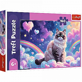 Пазл "160" - Домашній кіт, 13327, Trefl Пазл "160" - Домашній кіт, 13327, Trefl
