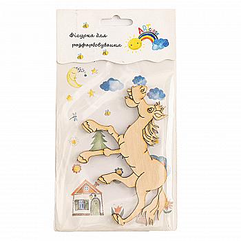 Заготівка дерев`яна "Кінь, блістер" 100*78 мм, ZS10-035B Заготівка дерев`яна "Кінь, блістер" 100*78 мм, ZS10-035B