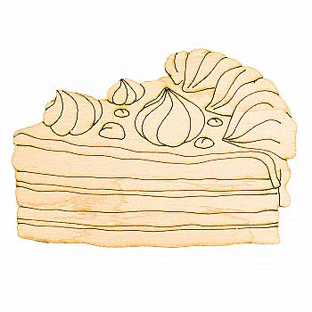 Заготівка дерев`яна "Тістечко-6", FT006 Заготівка дерев`яна "Тістечко-6", FT006