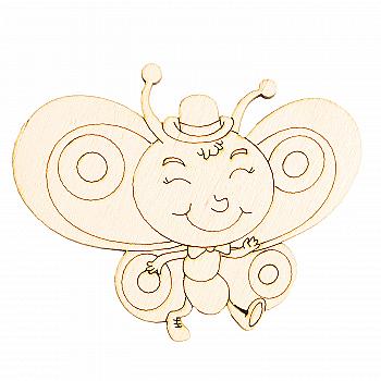 Заготівка дерев`яна "Веселі метелики - 4", LK024 Заготівка дерев`яна "Веселі метелики - 4", LK024