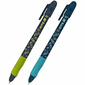 Ручка шариковая Kite EasyStart, Skate, синяя, K25-099-1 Ручка шариковая Kite EasyStart, Skate, синяя, K25-099-1