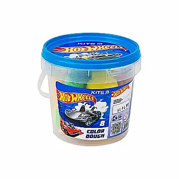 Тесто цветное, 8*20г+2 формочки+стек, Hot Wheels, HW23-137 Тесто цветное, 8*20г+2 формочки+стек, Hot Wheels, HW23-137