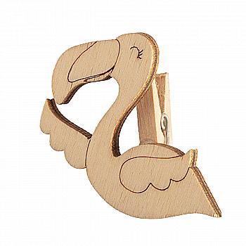 Прищіпка декоративна "Фламінго 2", 000760 ArtBober Прищіпка декоративна "Фламінго 2", 000760 ArtBober