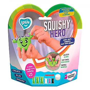 Набір для ліплення з повітяним пластиліном "Squishy Cactusita" TM Lovin, 70124 Набір для ліплення з повітяним пластиліном "Squishy Cactusita" TM Lovin, 70124