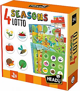 Пазл розвиваючий "Лото 4 сезони", Headu, MU53672
