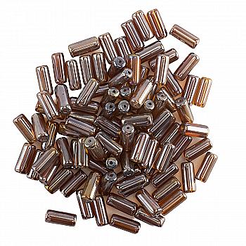 Намистини 4*10 мм, 50 г, luster 11055/017C Crystal Art Намистини 4*10 мм, 50 г, luster 11055/017C Crystal Art