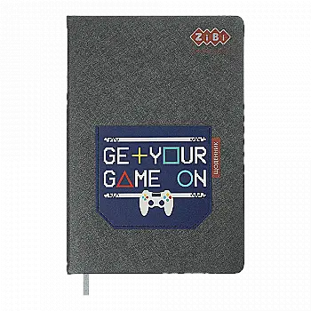 Дневник школьный B5 "Game", 48 л., твер. обложка, иск.кожа/поролон, серый, ZB.13230-09 Дневник школьный B5 "Game", 48 л., твер. обложка, иск.кожа/поролон, серый, ZB.13230-09