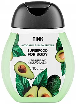 Крем для рук увлажняющий Avocado с маслом авокадо и маслом ши Tink 45 мл, 289215 Крем для рук увлажняющий Avocado с маслом авокадо и маслом ши Tink 45 мл, 289215