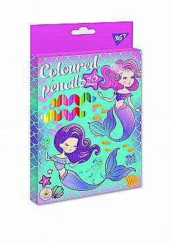 Карандаши YES 18 цв. "Mermaid", 290599 Карандаши YES 18 цв. "Mermaid", 290599