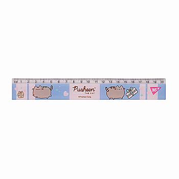 Лінійка 20 см "Pusheen", рожево-блакитна, 370683 Yes Лінійка 20 см "Pusheen", рожево-блакитна, 370683 Yes