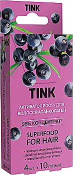Концентрована маска-філер для волосся Асаї-Колаген Tink 10 мл, 4 шт, 289180 Концентрована маска-філер для волосся Асаї-Колаген Tink 10 мл, 4 шт, 289180