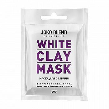 Маска для обличчя біла глиняна White Сlay Mask Joko Blend 20 г, 590832 Маска для обличчя біла глиняна White Сlay Mask Joko Blend 20 г, 590832