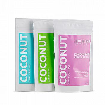 Набір Coconut Body Scrub Joko Blend Set of 3, 734933 Набір Coconut Body Scrub Joko Blend Set of 3, 734933