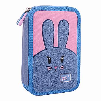 Пенал жесткий YES HP-01 "Lovely Bunny" двойной, 533637 Пенал жесткий YES HP-01 "Lovely Bunny" двойной, 533637