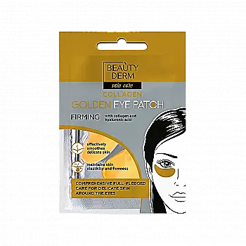 Золотые коллагеновые патчи для глаз BEAUTYDERM, 2 шт, 8 г Золотые коллагеновые патчи для глаз BEAUTYDERM, 2 шт, 8 г