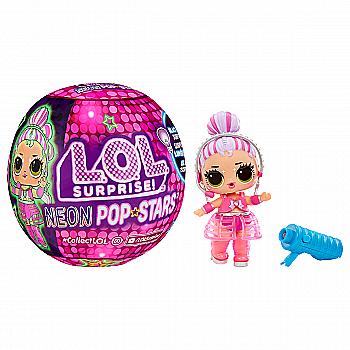 Набір ігровий з лялькою L.O.L. Surprise! серії "Neon Pop" - Зірочки (в асорт., у диспл.), 120674 Набір ігровий з лялькою L.O.L. Surprise! серії "Neon Pop" - Зірочки (в асорт., у диспл.), 120674