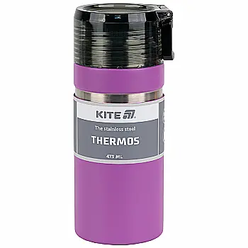 Термос Kite 473 мл., фиолетовый, K25-320-3 Термос Kite 473 мл., фиолетовый, K25-320-3