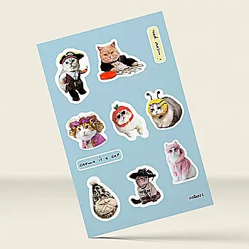 Стікерпак 3D А6 "Cats" Cobart Стікерпак 3D А6 "Cats" Cobart