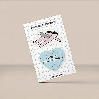 Стикерпак 3D А7 "Procrastinator" Cobart Стикерпак 3D А7 "Procrastinator" Cobart