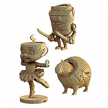 Картонний конструктор "Cartonic 3D Puzzle BALLERINA CAPPUCCINA AND FRIENDS", CARTBALLER Картонний конструктор "Cartonic 3D Puzzle BALLERINA CAPPUCCINA AND FRIENDS", CARTBALLER