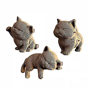 Картонний конструктор "Cartonic 3D Puzzle KITTENS TRIO", CARTKITTENS Картонний конструктор "Cartonic 3D Puzzle KITTENS TRIO", CARTKITTENS