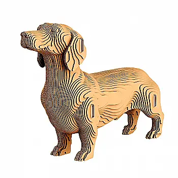 Картонний конструктор "Cartonic 3D Puzzle DACHSHUND", CARTDACH Картонний конструктор "Cartonic 3D Puzzle DACHSHUND", CARTDACH