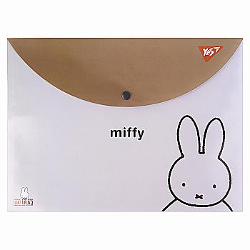 Папка-конверт YES А4 на кнопці "Miffy", 492294 Папка-конверт YES А4 на кнопці "Miffy", 492294