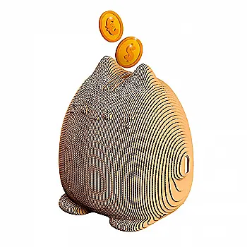 Картонний конструктор "Cartonic 3D Puzzle CUTE CAT MONEY BANK", CARTCUTE Картонний конструктор "Cartonic 3D Puzzle CUTE CAT MONEY BANK", CARTCUTE