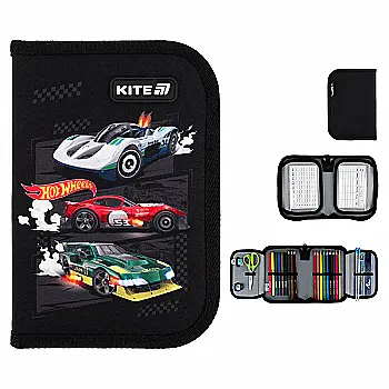 Пенал Kite 1 отделение, 2 отворота, с наполнением 622H-1 HW, HW25-622H-1 Пенал Kite 1 отделение, 2 отворота, с наполнением 622H-1 HW, HW25-622H-1