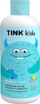 Детское средство для купания 3 в 1 Bubble Gum Tink kids 500 мл, 289694 Детское средство для купания 3 в 1 Bubble Gum Tink kids 500 мл, 289694