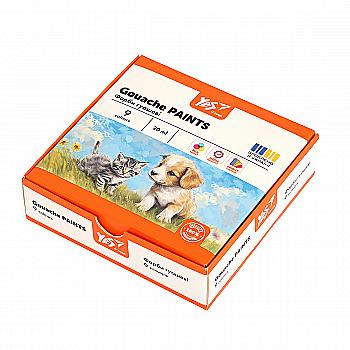 Краски гуашевые Yes "O`range Line" 9 цв., 20 мл, 230431 Краски гуашевые Yes "O`range Line" 9 цв., 20 мл, 230431