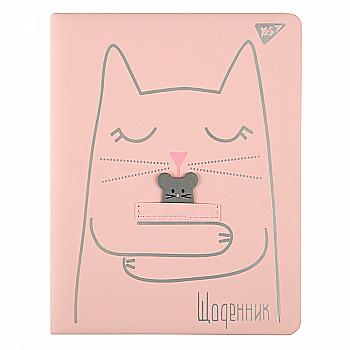 Дневник шк. YES PU твердый «Silver cat», A5, 40 листов, 911402 Дневник шк. YES PU твердый «Silver cat», A5, 40 листов, 911402