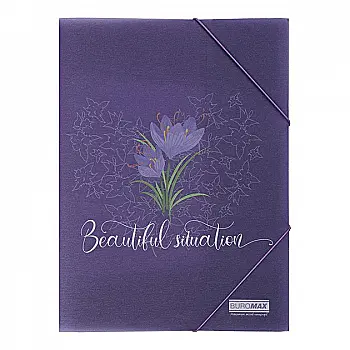 Папка на гумках А4 Arabeski, фіолетовий, BM.3969-07 Папка на гумках А4 Arabeski, фіолетовий, BM.3969-07