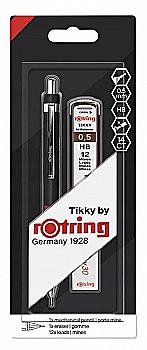 Олівець механічний 0,5 мм Rotring Tikky чорн.+гріфелі+ластик блістер (R1904817) Олівець механічний 0,5 мм Rotring Tikky чорн.+гріфелі+ластик блістер (R1904817)